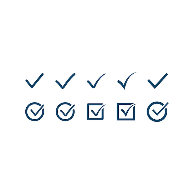 Checklist symbol icon vector design templates simple and modern