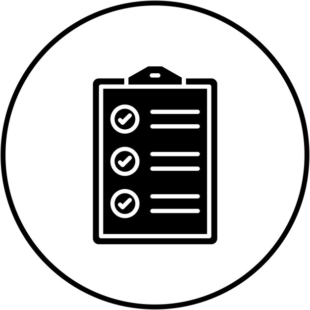 Checklist vector icoon Kan worden gebruikt voor Learning iconeset