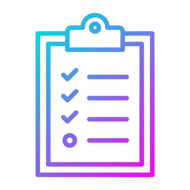 Checklist vector icoontje Kan worden gebruikt voor Chemistry icoonset