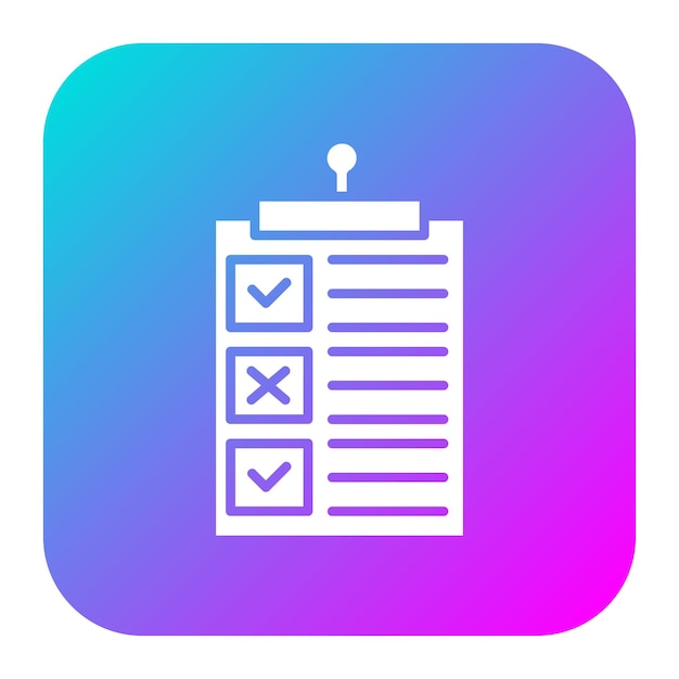 Checklist vector icoontje Kan worden gebruikt voor codering en ontwikkeling icoonset