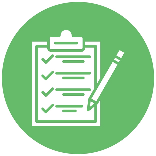 Checklist Vector illustratie stijl
