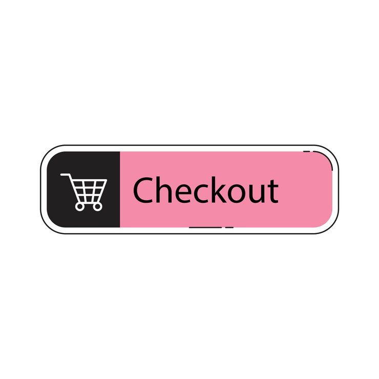 Checkout button with cart icon Sale icon buy now signage add to cartcheck out and order now