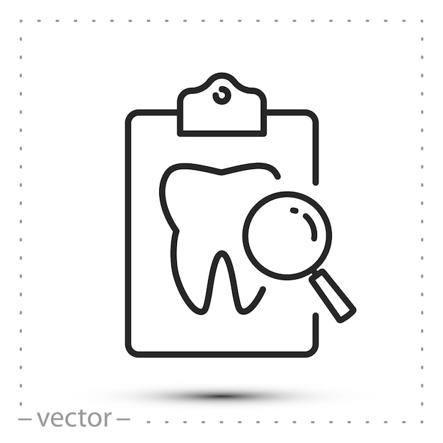 Checkup dentist icon