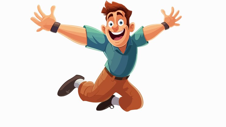 Вектор векторная иллюстрация веселого мультфильма