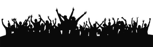 Cheering crowd at a concert Crowd concert