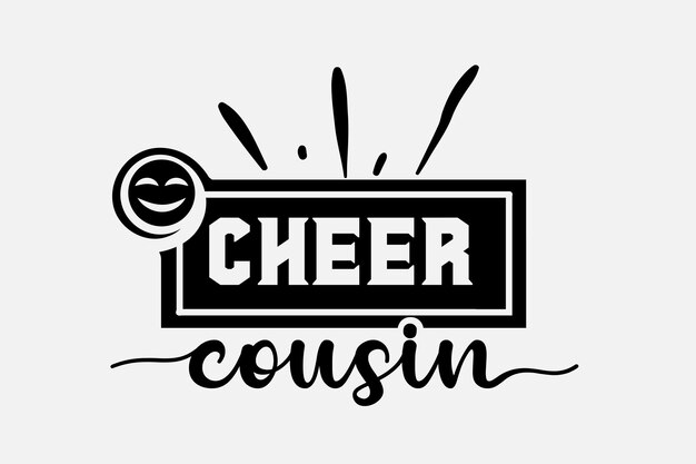 Cheerleading svg design