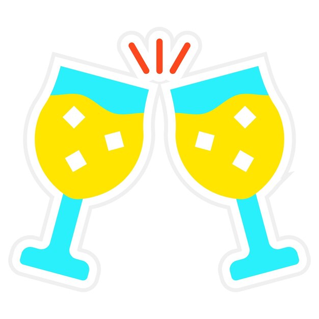 Vector cheers icon