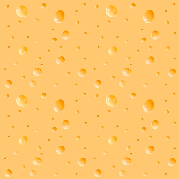 チーズの背景の現実的なチーズのシームレスなベクトルテクスチャ