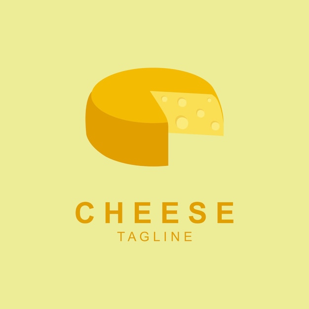 Vector cheese logo vector template illustration design