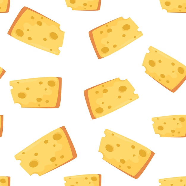 Cheese pattern. Vector illustration