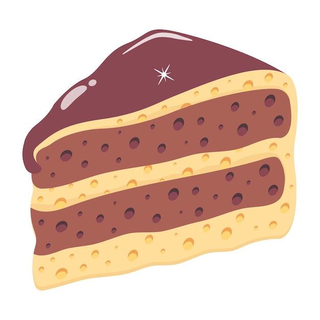 Cheese sandwich flat icon, customizable design