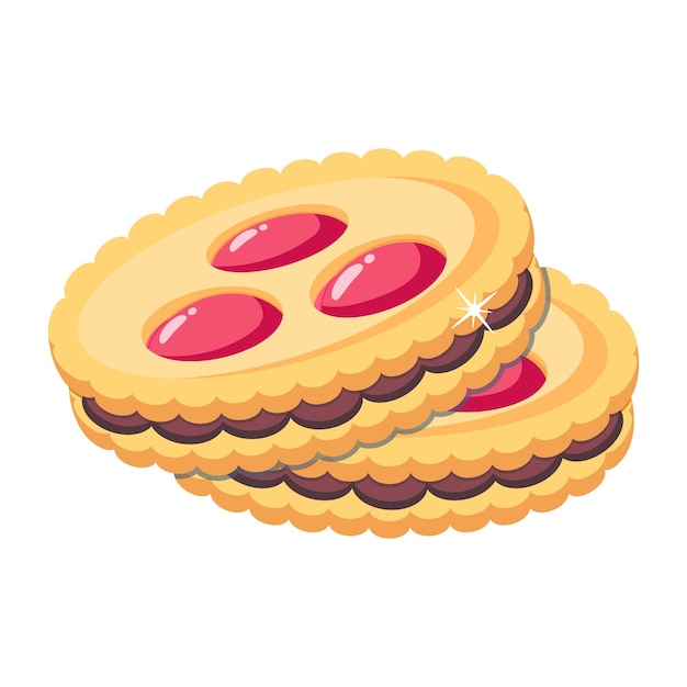 Cheese sandwich flat icon, customizable design