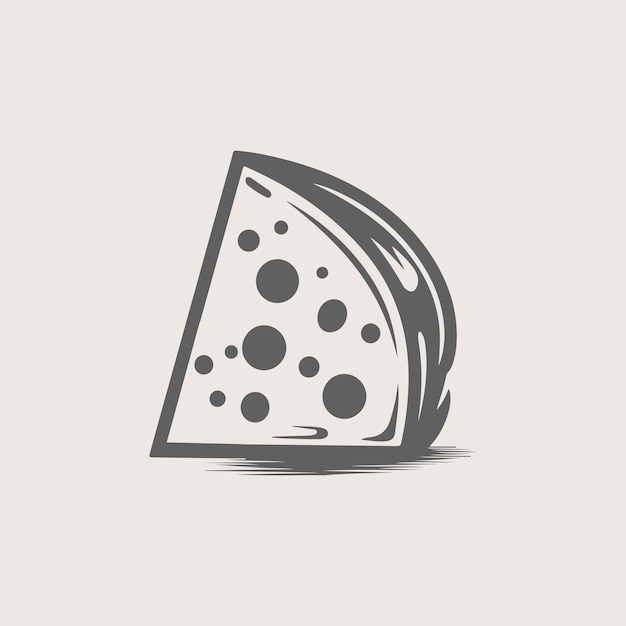Cheese vector icon isolated on white background
