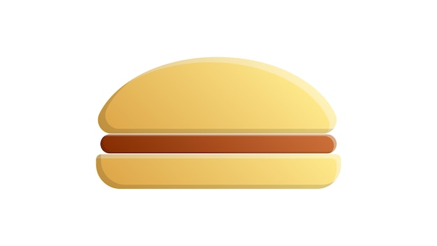 Cheeseburger Handgetekende vectorillustratie in cartoon-stijl Geïsoleerd op een witte achtergrond Design