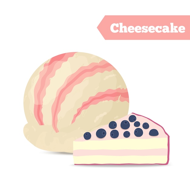 Cheesecake-ijs