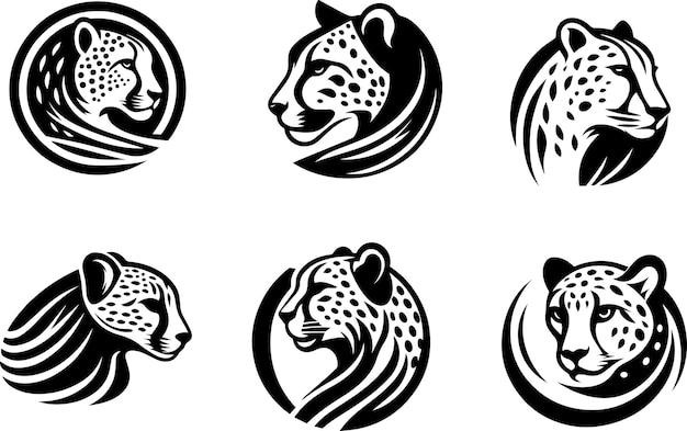 cheetah logo concept vector illustration 2