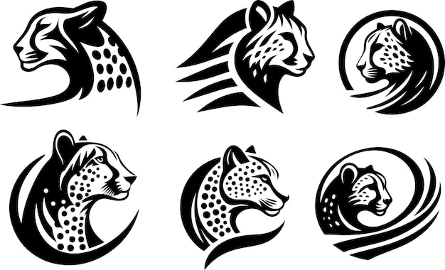 Cheetah logo concept vectorillustratie 2