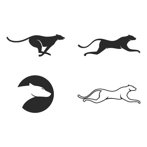 Cheetah logo illustratie