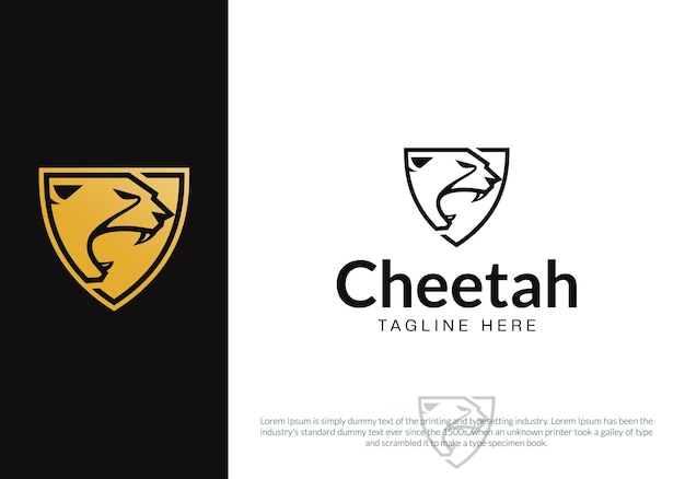 Cheetah Logo sjabloon