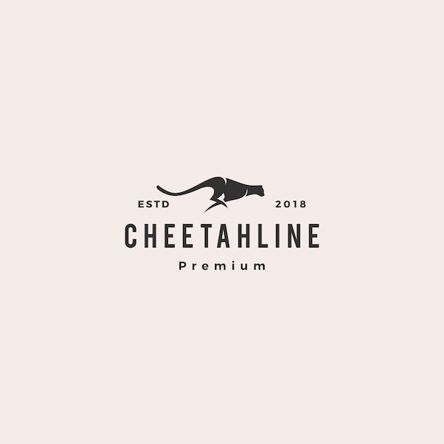 Cheetah logo vectorillustratie