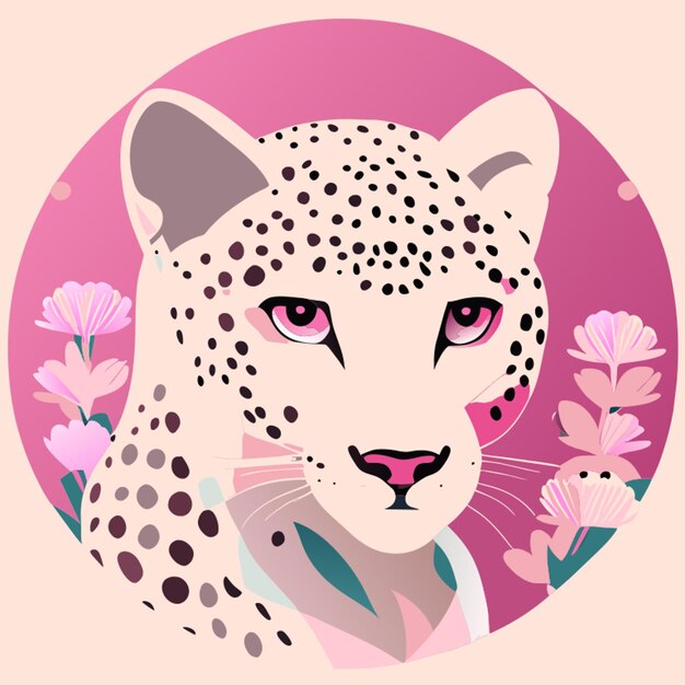 Vector cheetah vector illustration