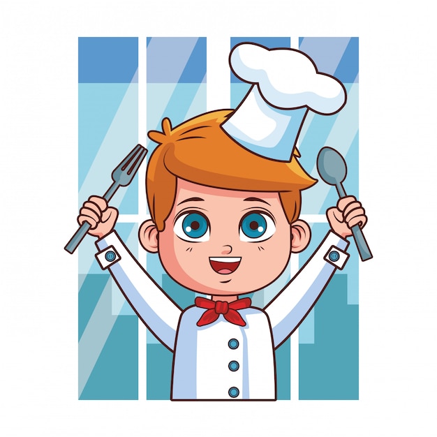 Chef boy cartoon