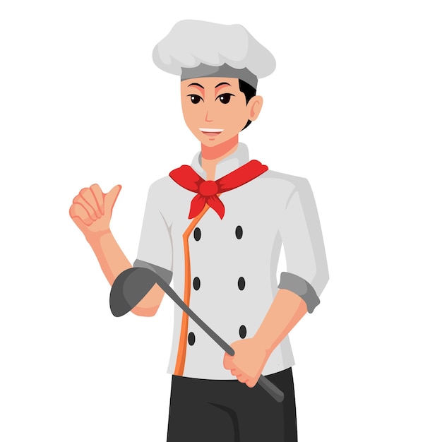 Chef Character Design Illustration