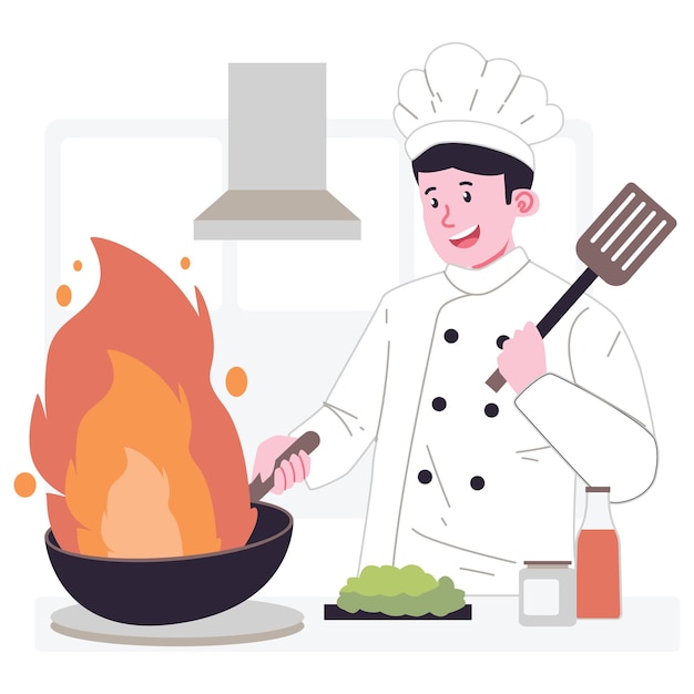 chef character illustration