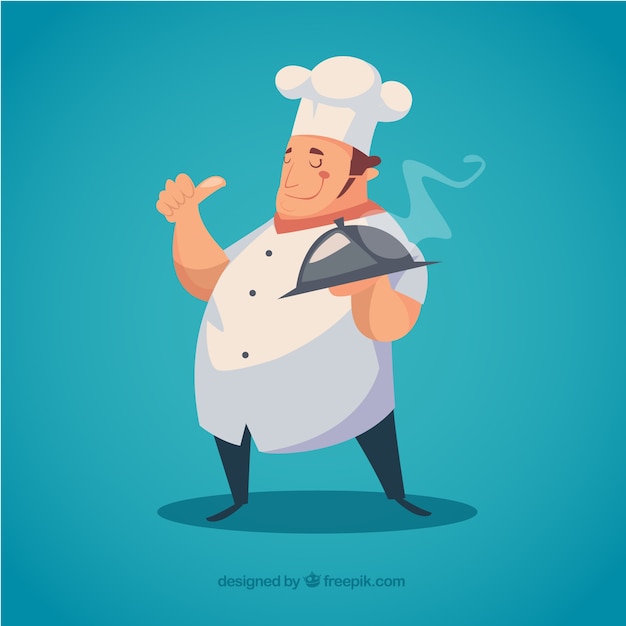 Vector chef character