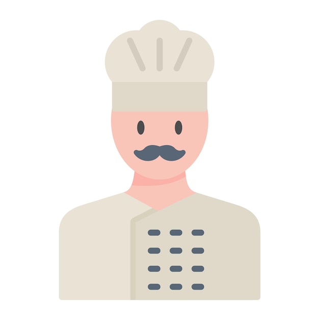 Chef Flat Illustration