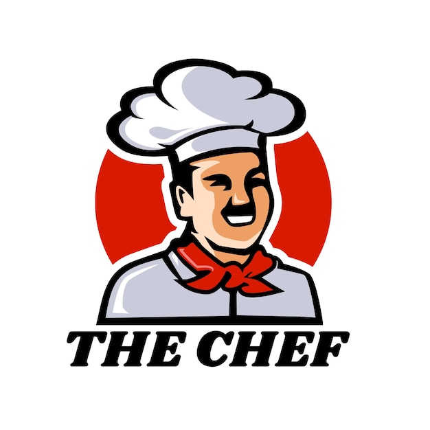 Chef in hat Cooking restaurant concept vector illustration