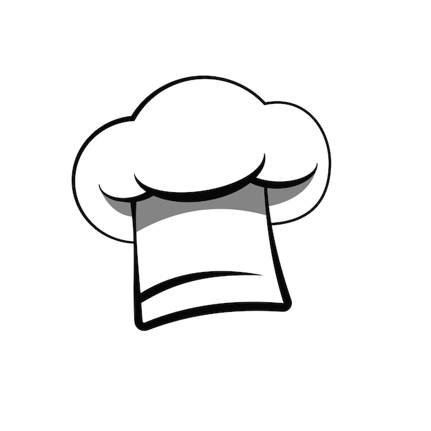 Vector chef hat cooking symbol vector design