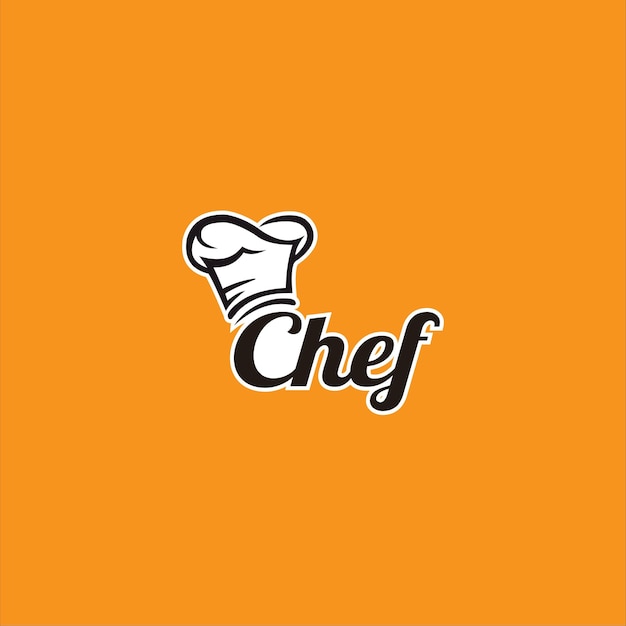 chef hat logo design vectors