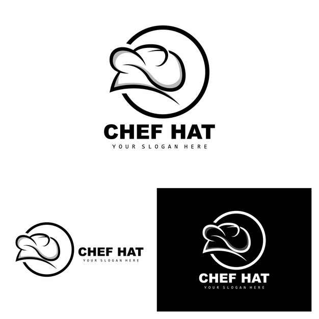 Chef Hat Logo Restaurant Chef Vector Design For Restaurant Catering Deli Bakery