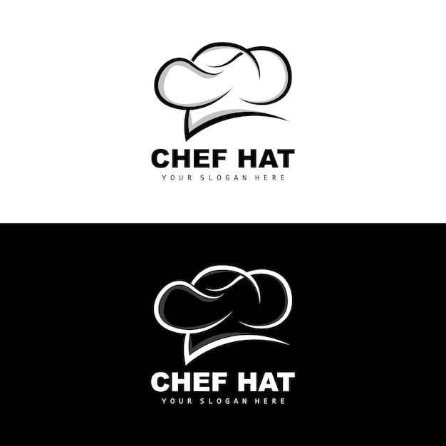 Chef Hat Logo Restaurant Chef Vector Design Voor Restaurant Catering Deli Bakkerij