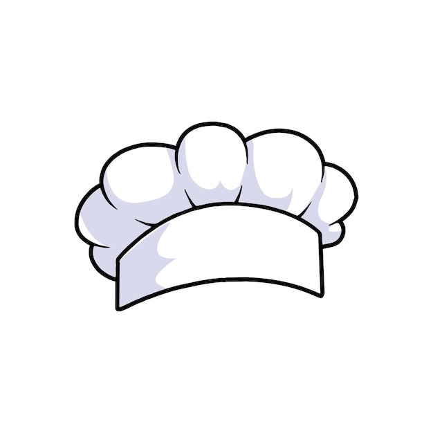 Vector chef hat with a banner on it