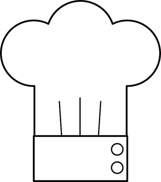 Vector chef hat