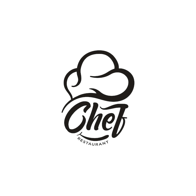 Chef Head Restaurant 로고 디자인 영감