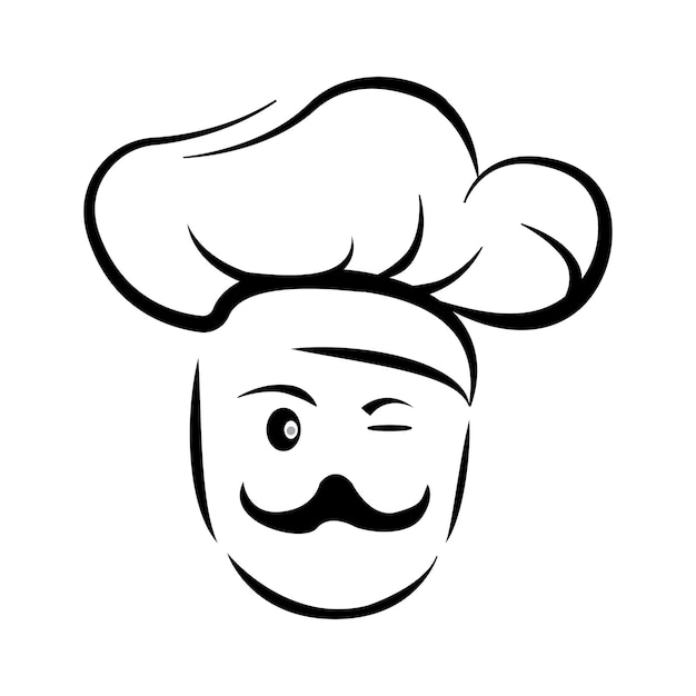 Chef icon logo vector design template