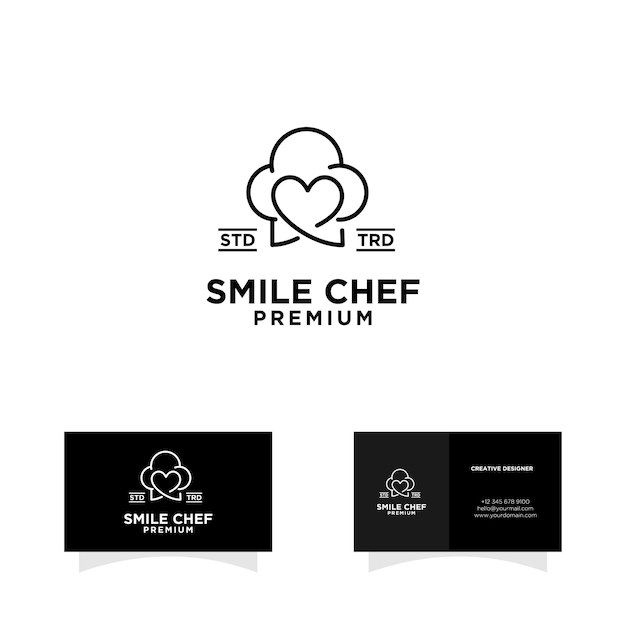 Chef-kok hoed koken logo pictogram vector platte logo pictogram ontwerp illustratie