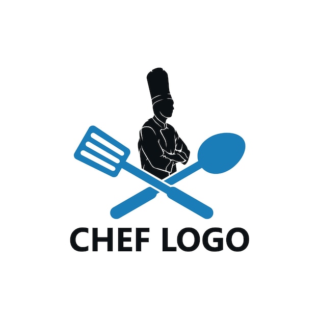 Chef-kok logo template design vector