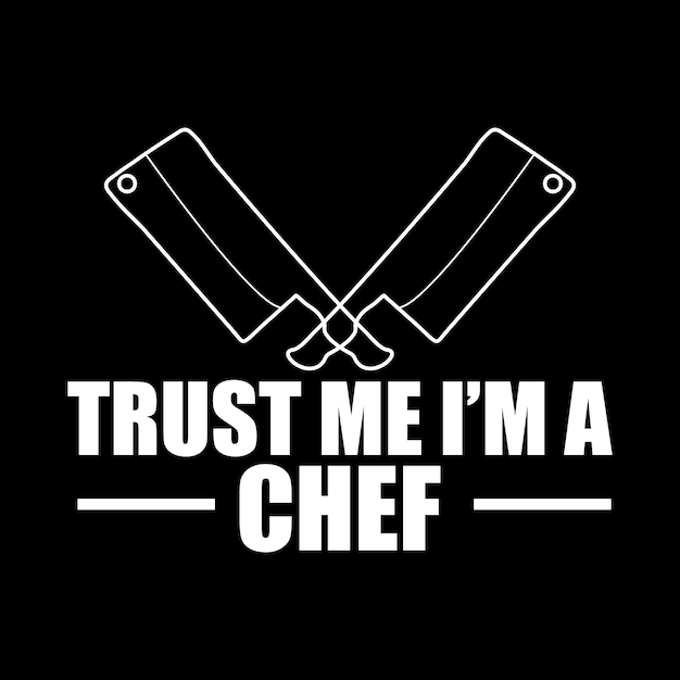 Chef-kok t-shirtontwerp