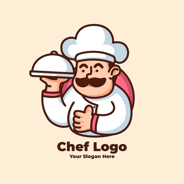 Disegno del logo dello chef