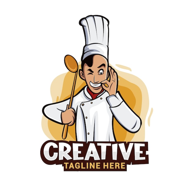 Chef Logo Vector Design Template 2