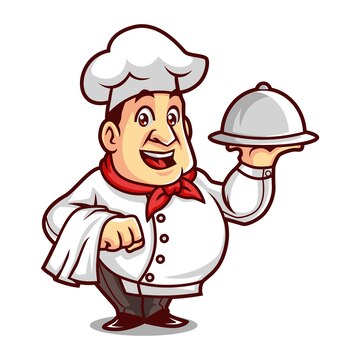 Premium Vector | Chef mascot design