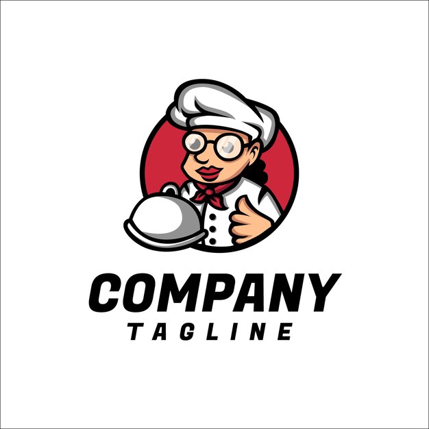 Chef mascot logo design