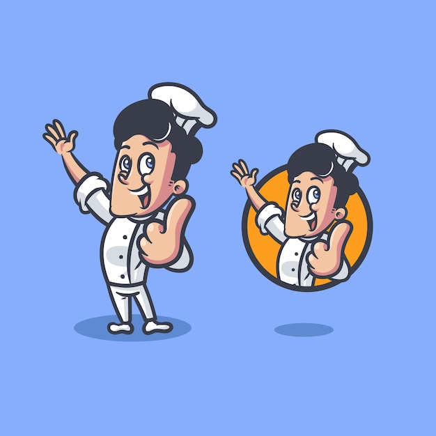 Vector chef mascot