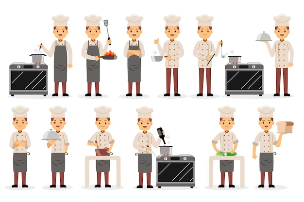 Chef Profession Character Set