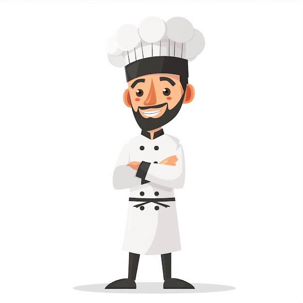 chef restaurant vector kitchen cook hat food professional icon symbol illustration sign