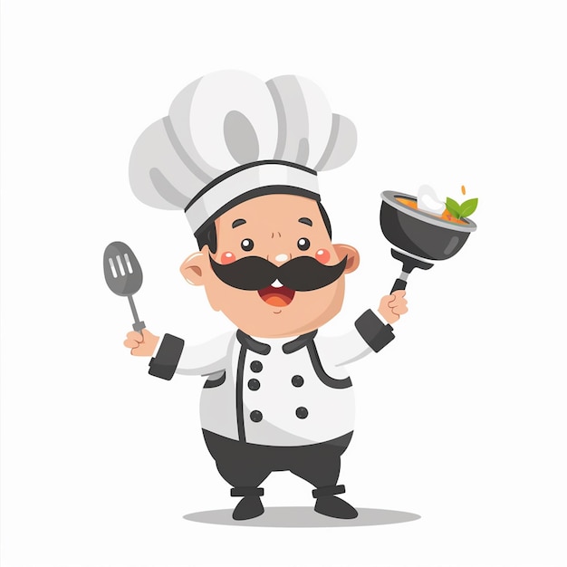 chef restaurant vector kitchen cook hat food professional icon symbol illustration sign